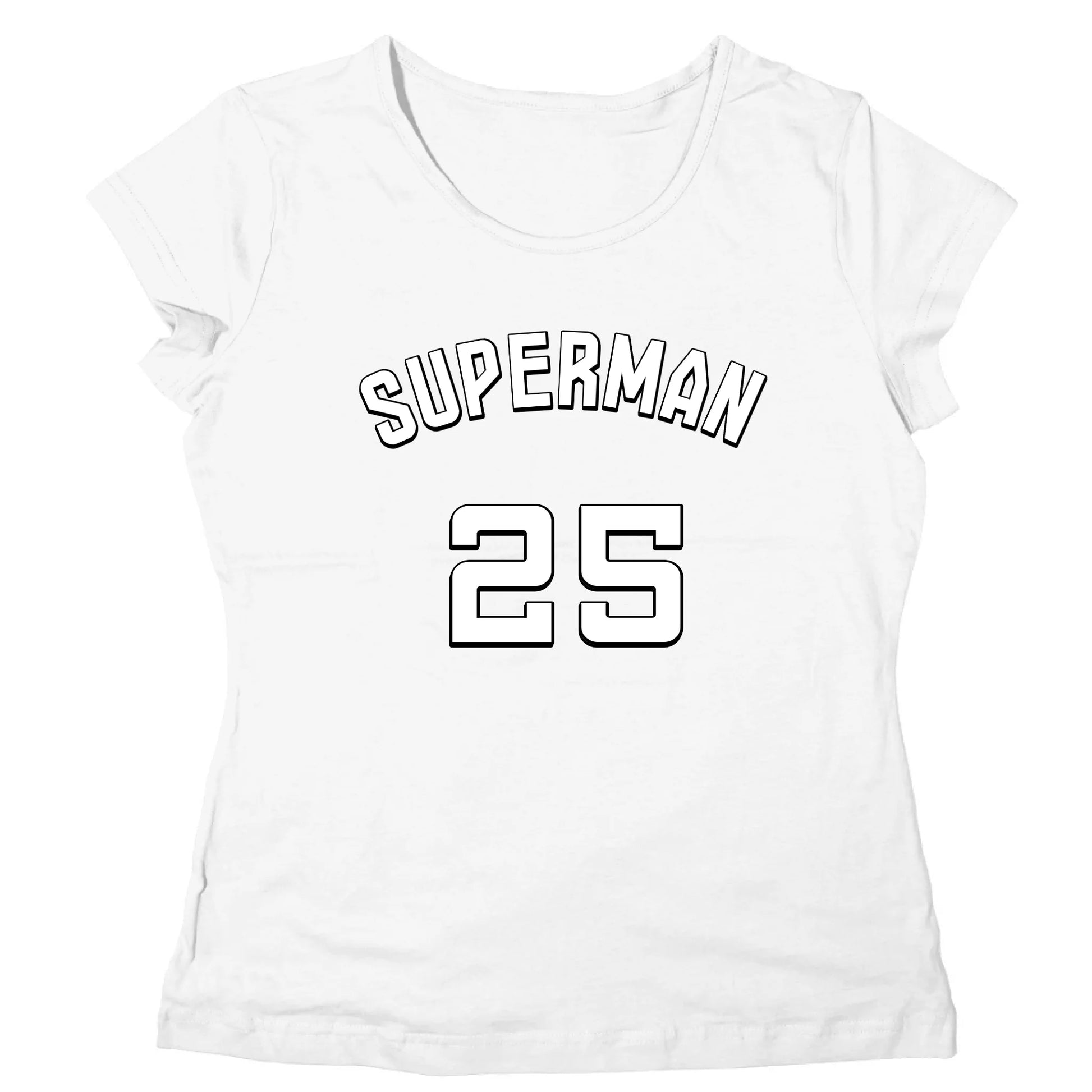 Csapatneves női póló számmal