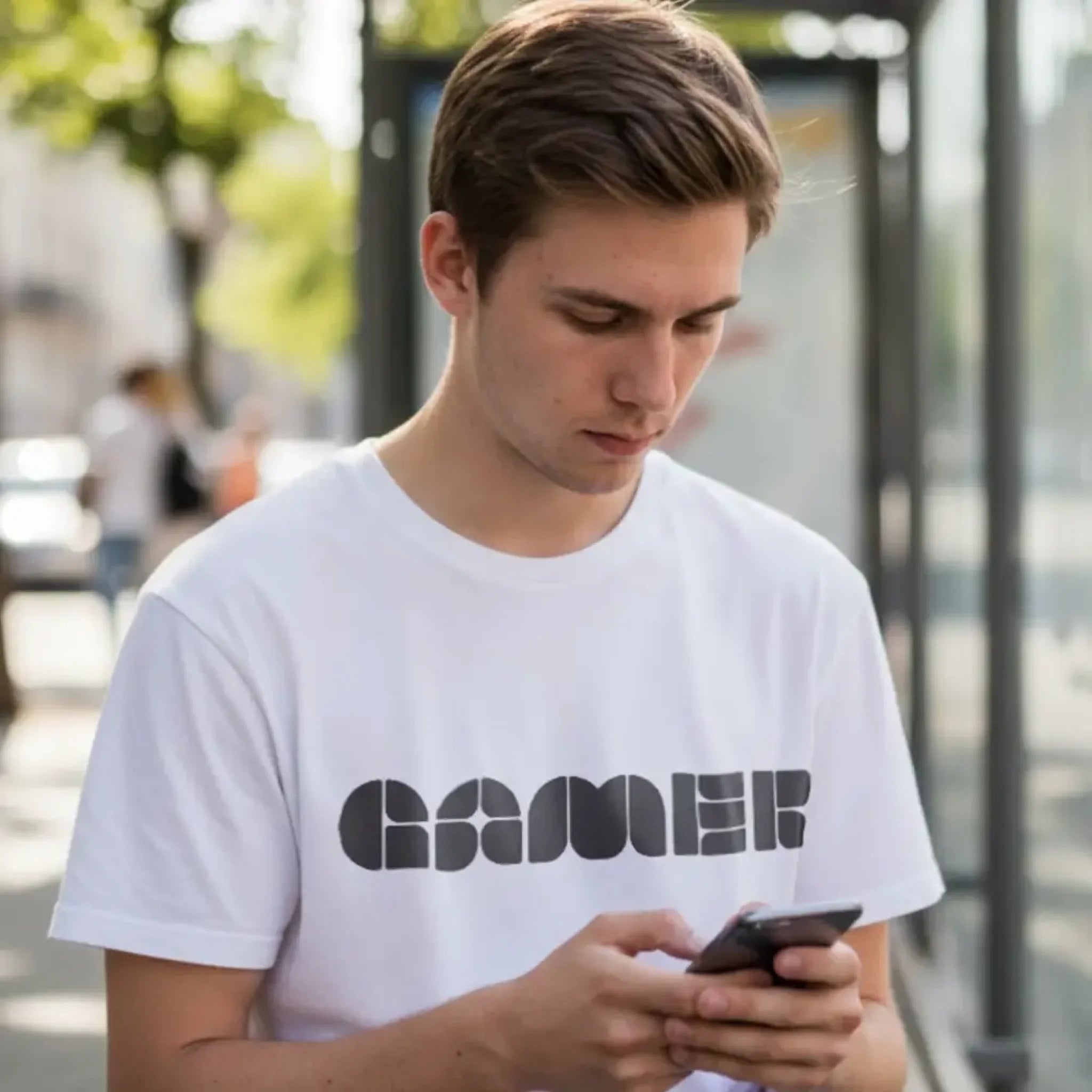 Egyedi feliratos gamer póló