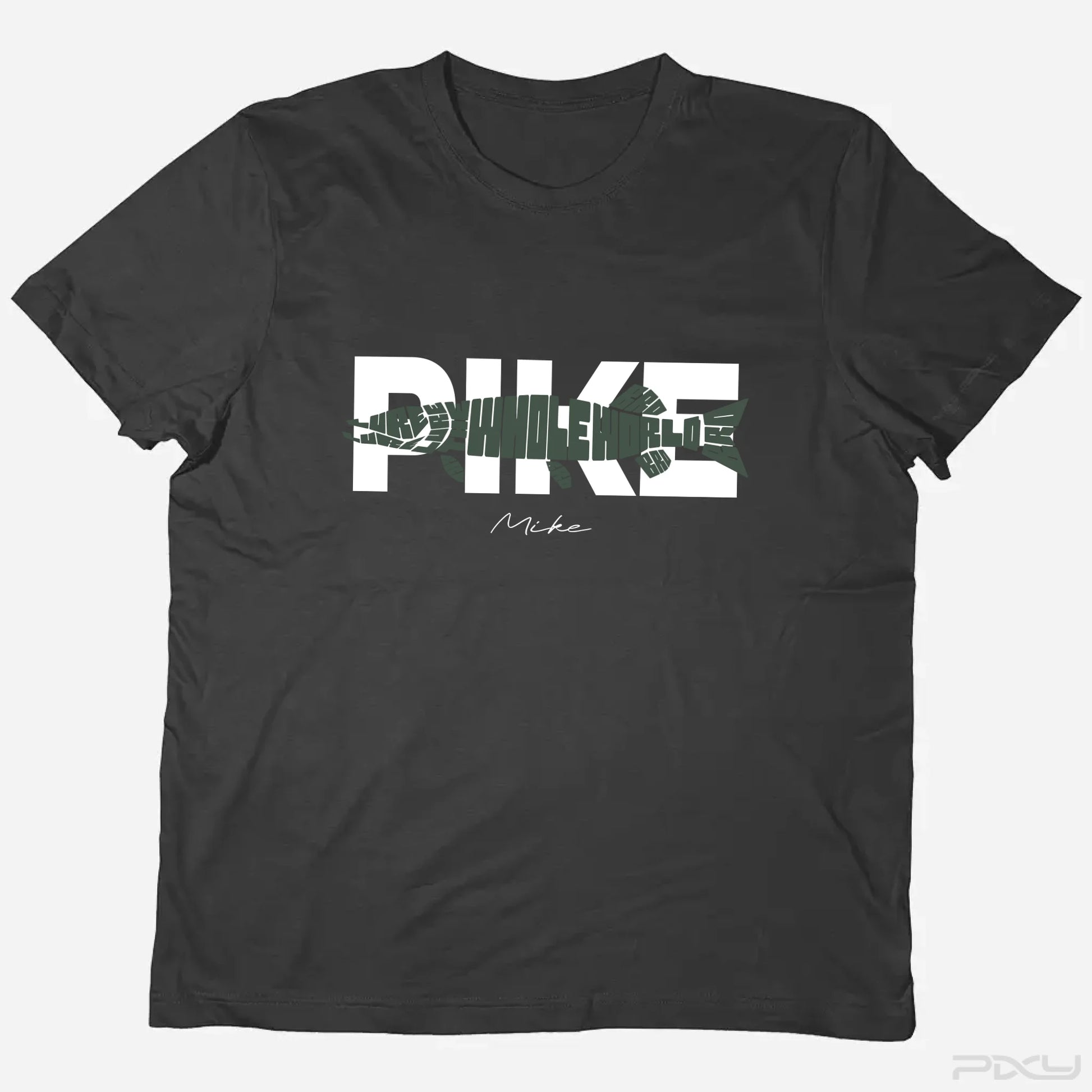 Egyedi feliratos csuka horgász póló