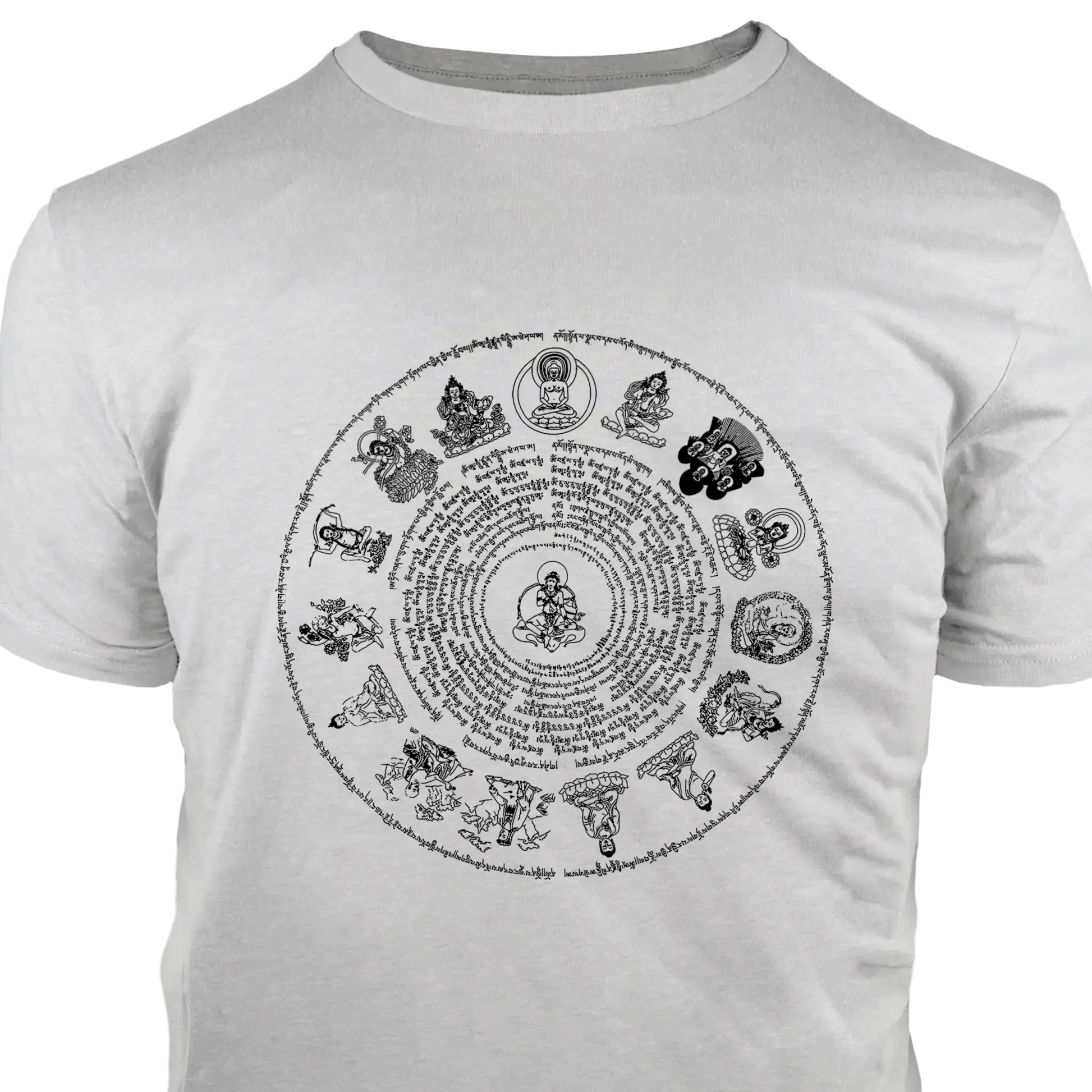 Dzogchen Buddhák mandala - PIXY póló webshop